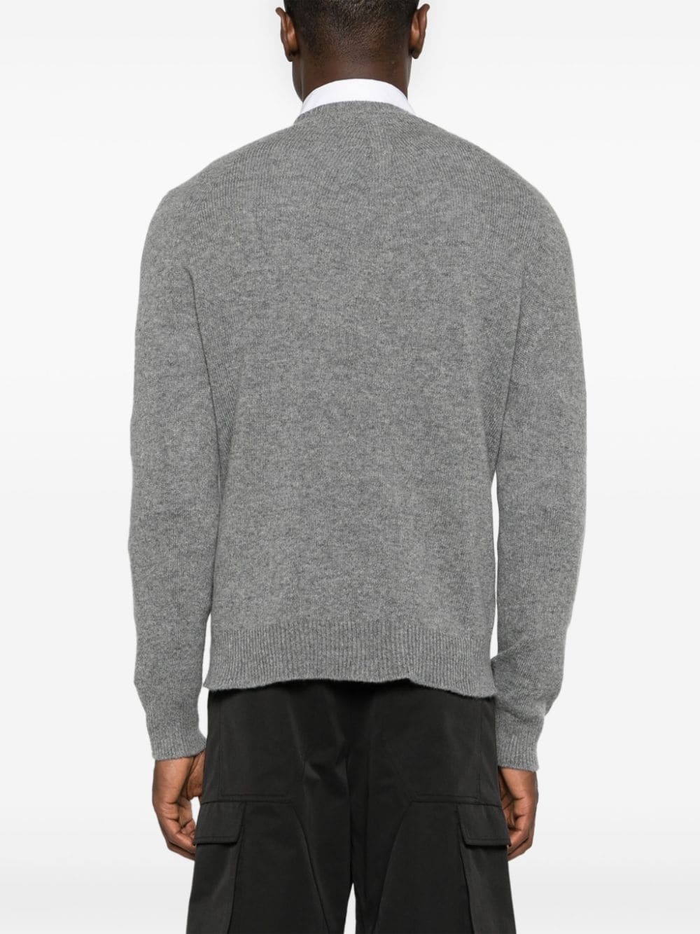 crew-neck wool-blend jumper - 4