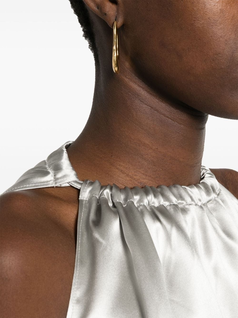 Morene metallic maxi dress - 5