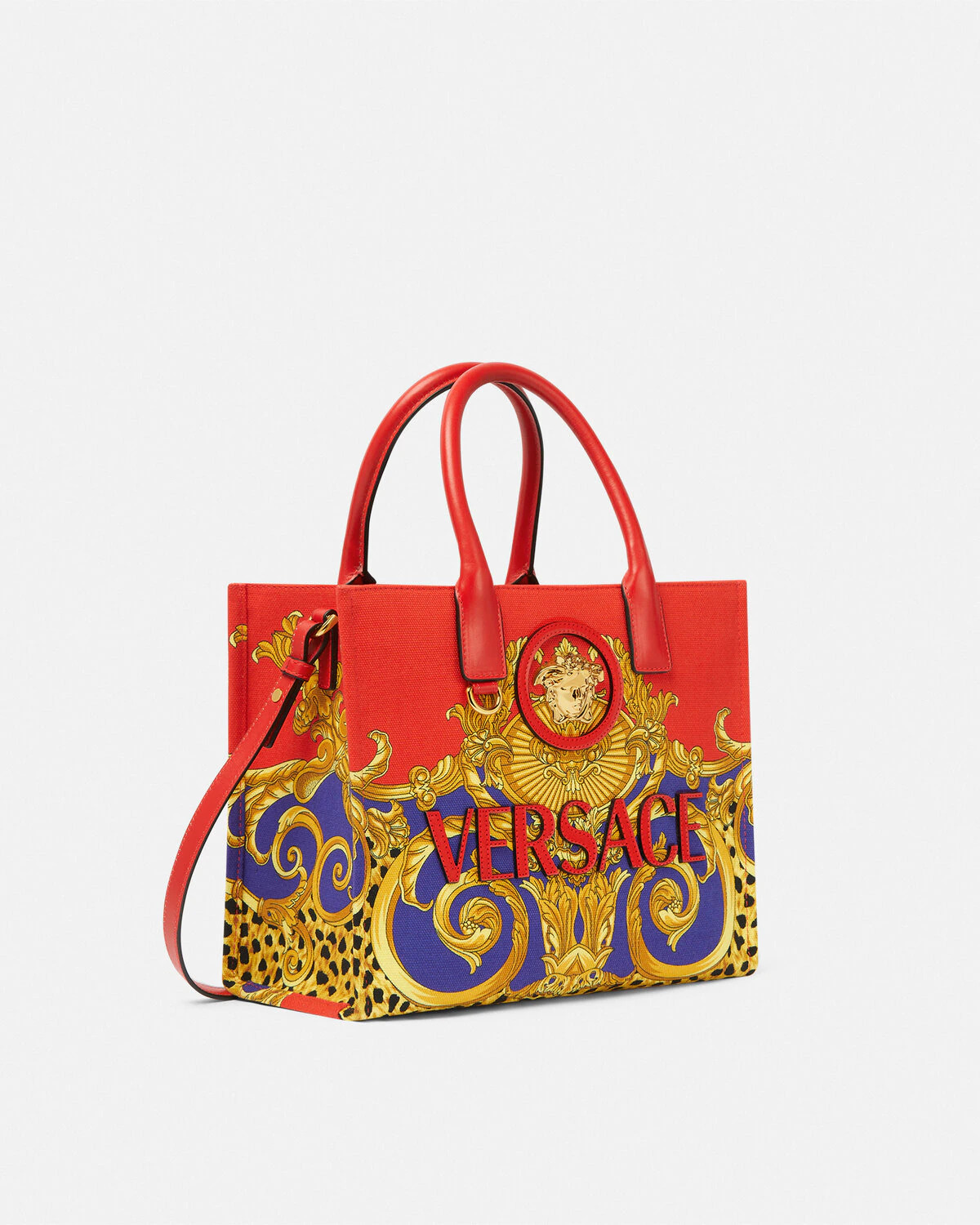 Cheetah Barocco La Medusa Small Tote Bag - 2