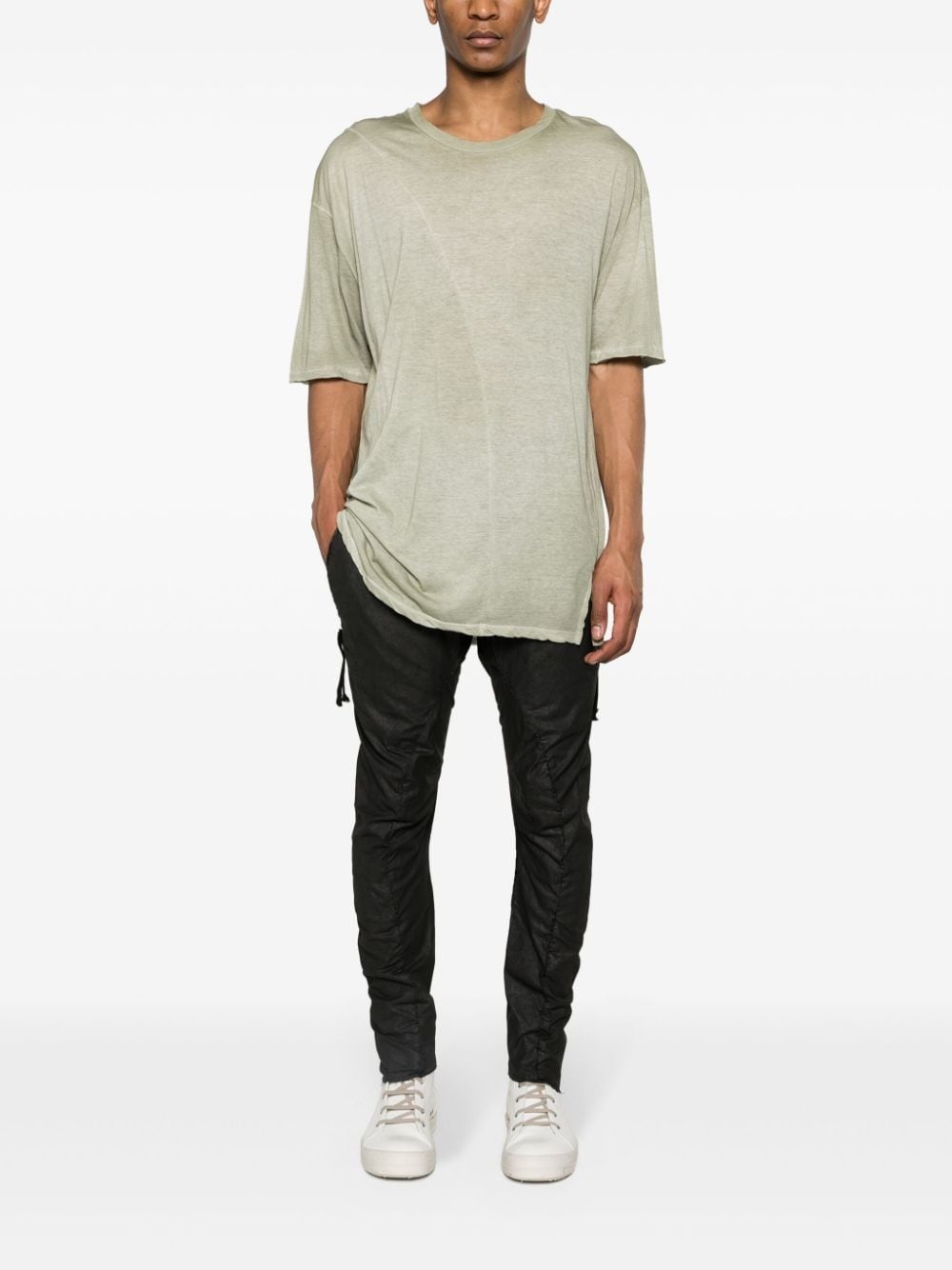 drop-shoulder mÃ©lange T-shirt - 2