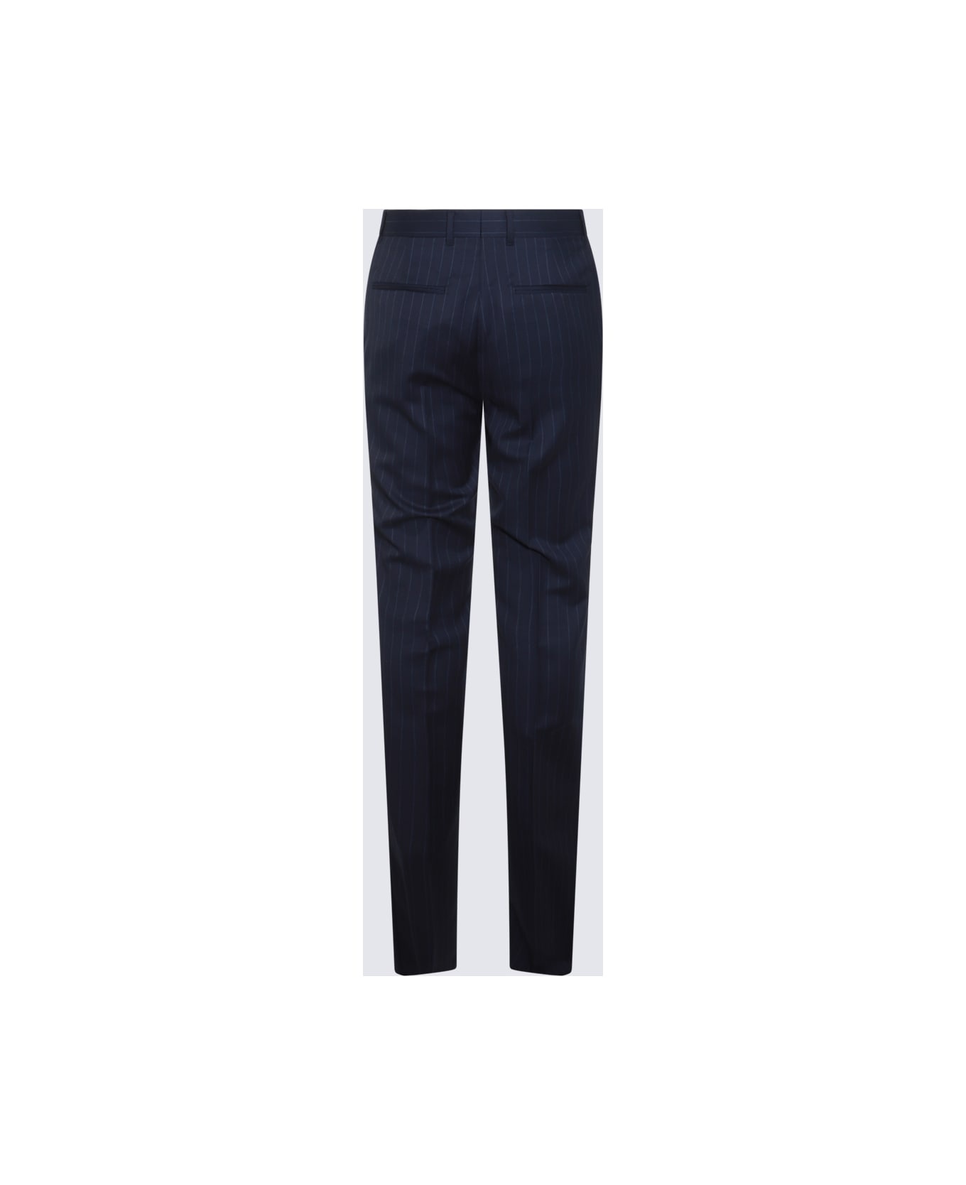Blue Wool Pants - 2