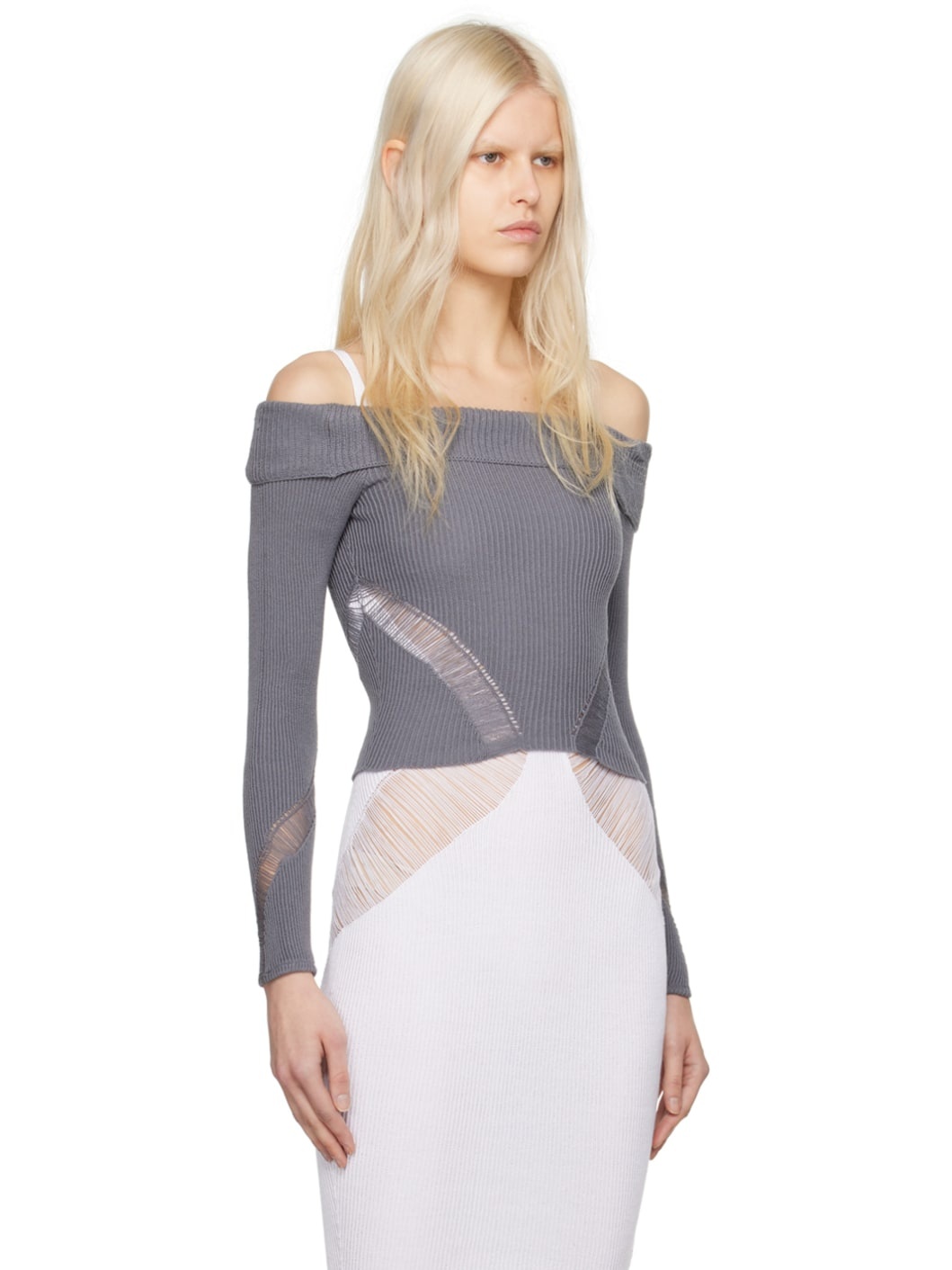 Gray Floater Sweater - 2