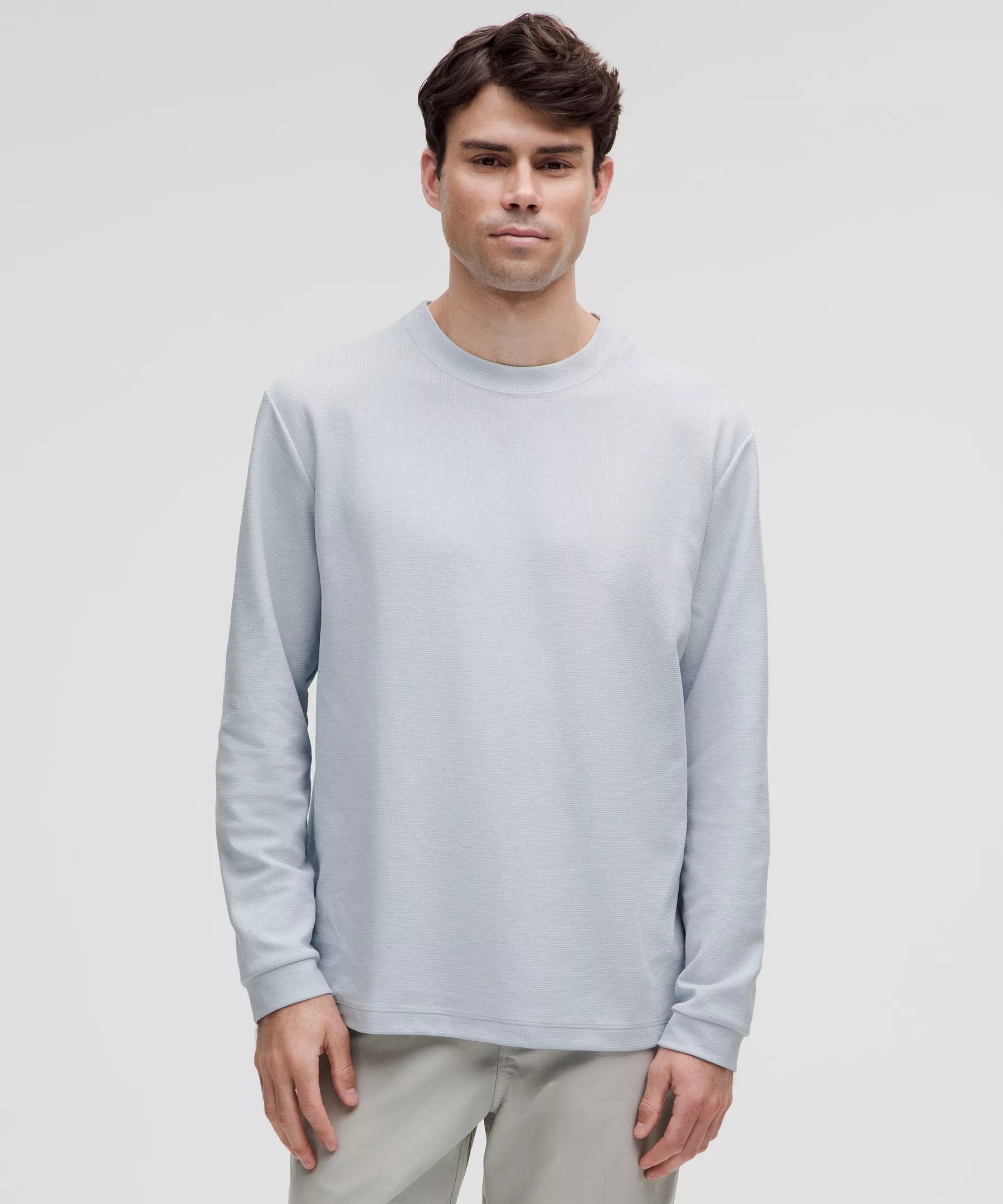 Heavyweight Cotton Textured Long-Sleeve Shirt - 1