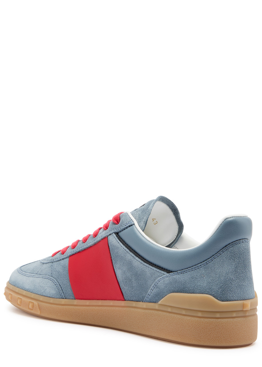 Valentino Garavani Upvillage Panelled Suede Sneakers - 2