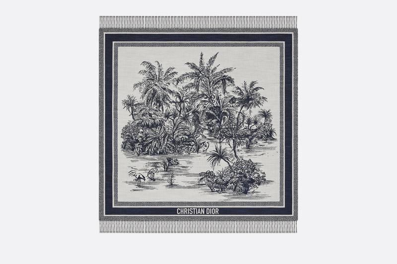 Dior Toile de Jouy Palms Summer Blanket outlook