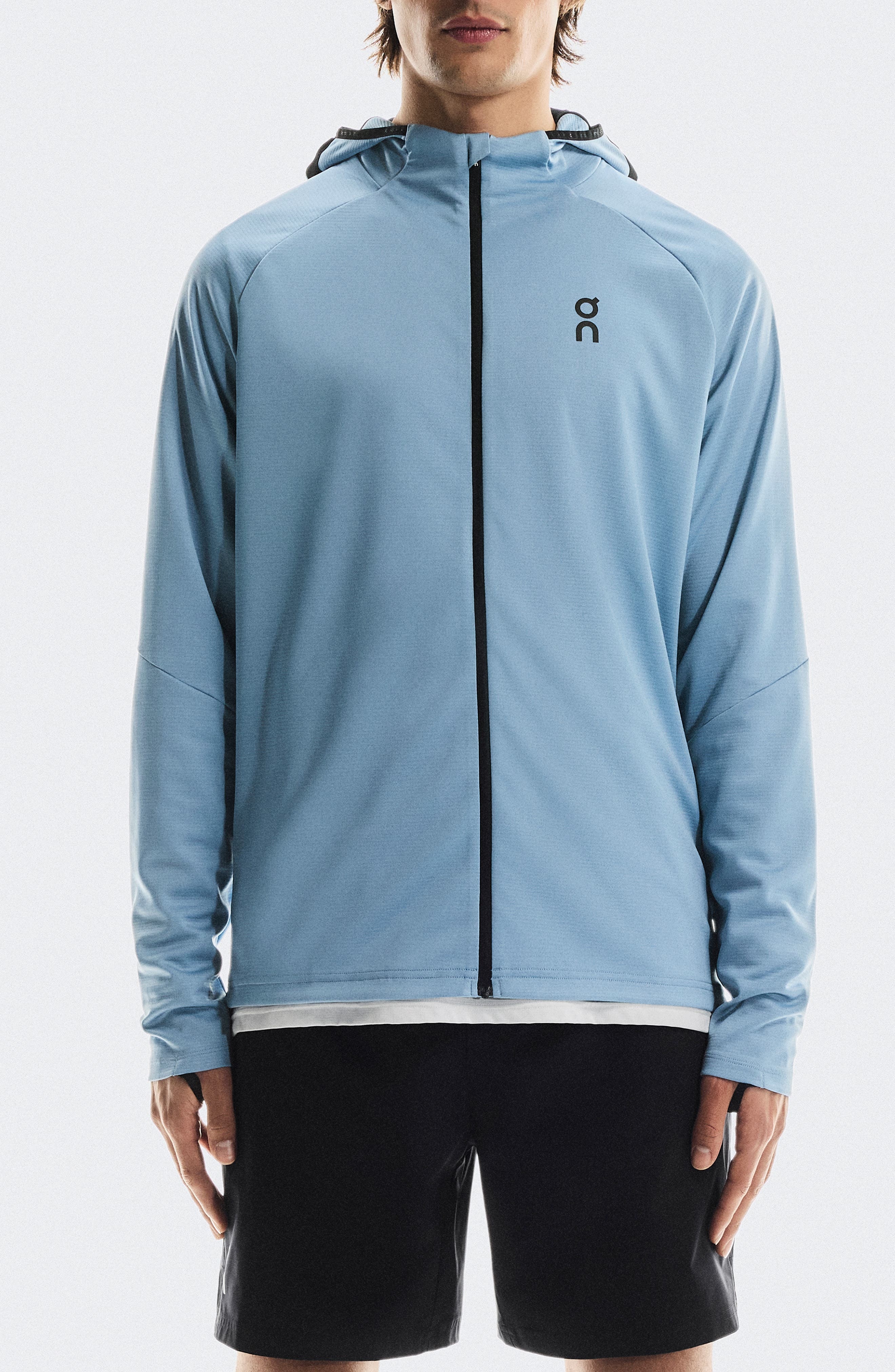 On Climate Zip Hoodie in Chambray at Nordstrom - 1