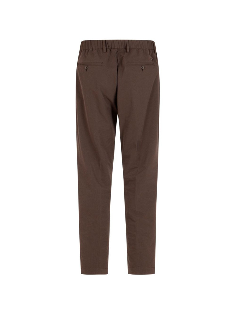 Herno drawstring textured trousers outlook
