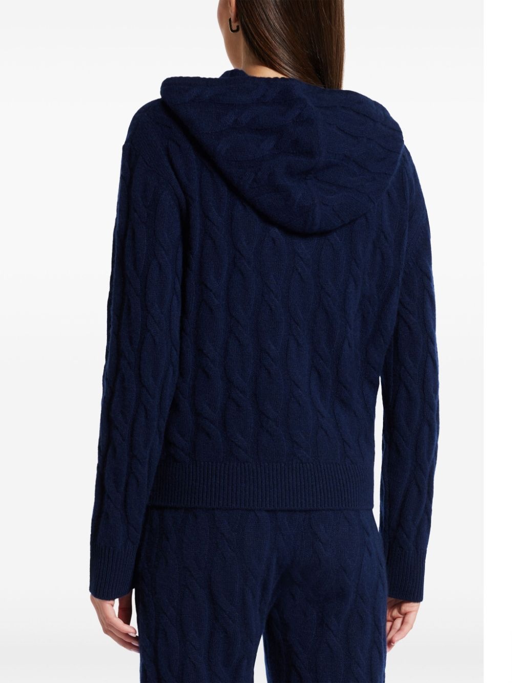 logo-embroidered cardigan - 4