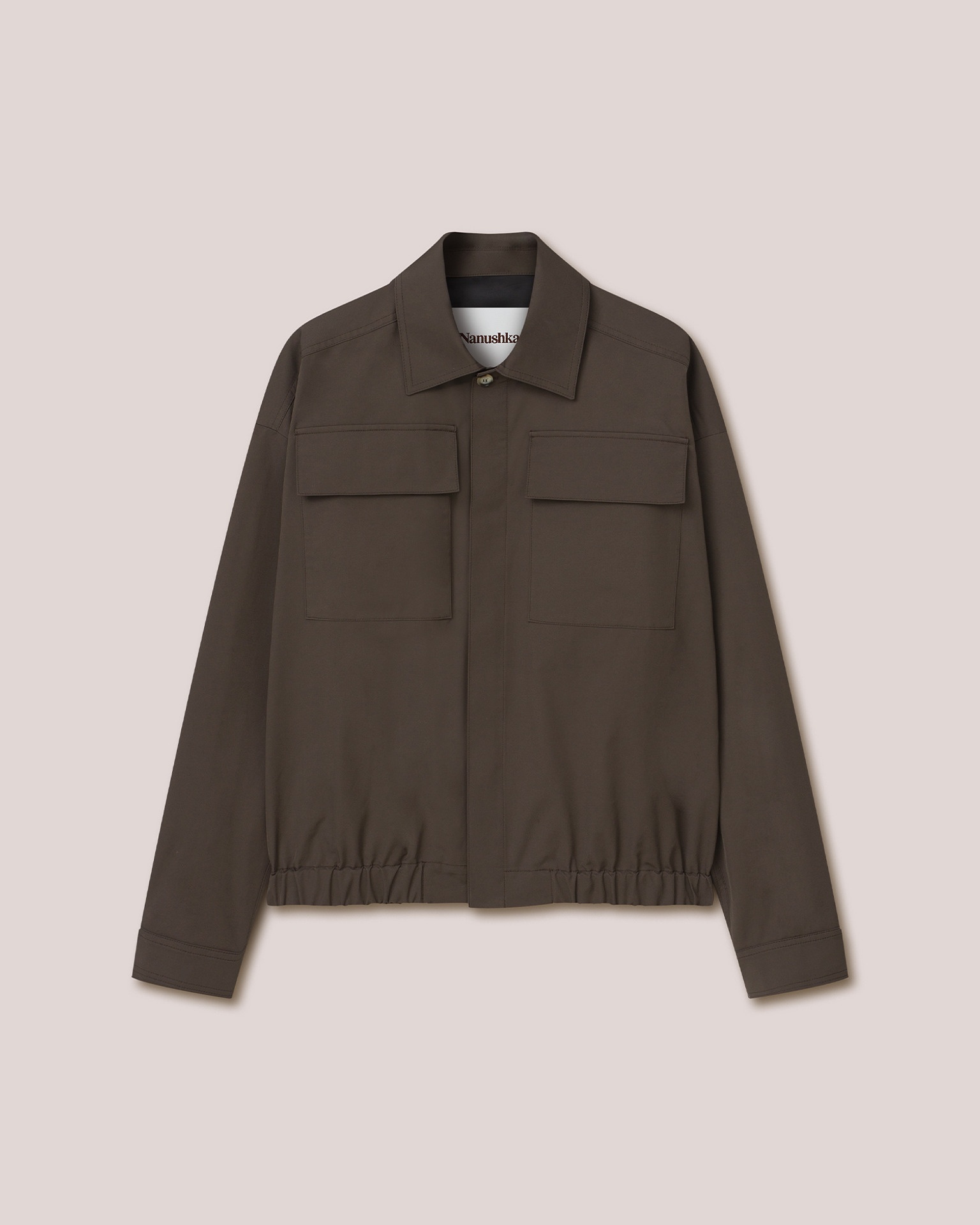 BENO - Tech twill box-fit jacket - Soil - 1