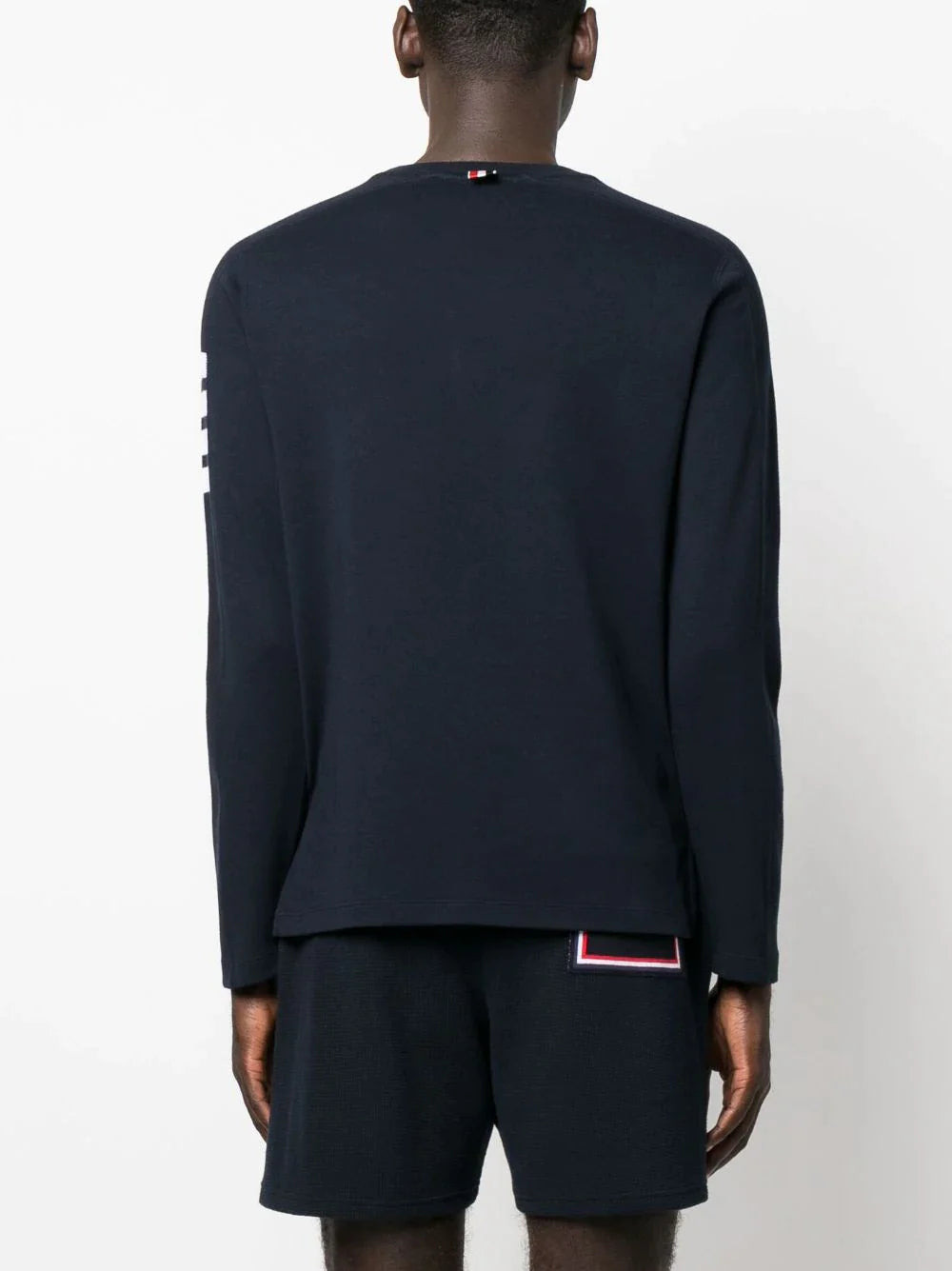 Long Sleeve Tee With 4 Bar Stripe - 4