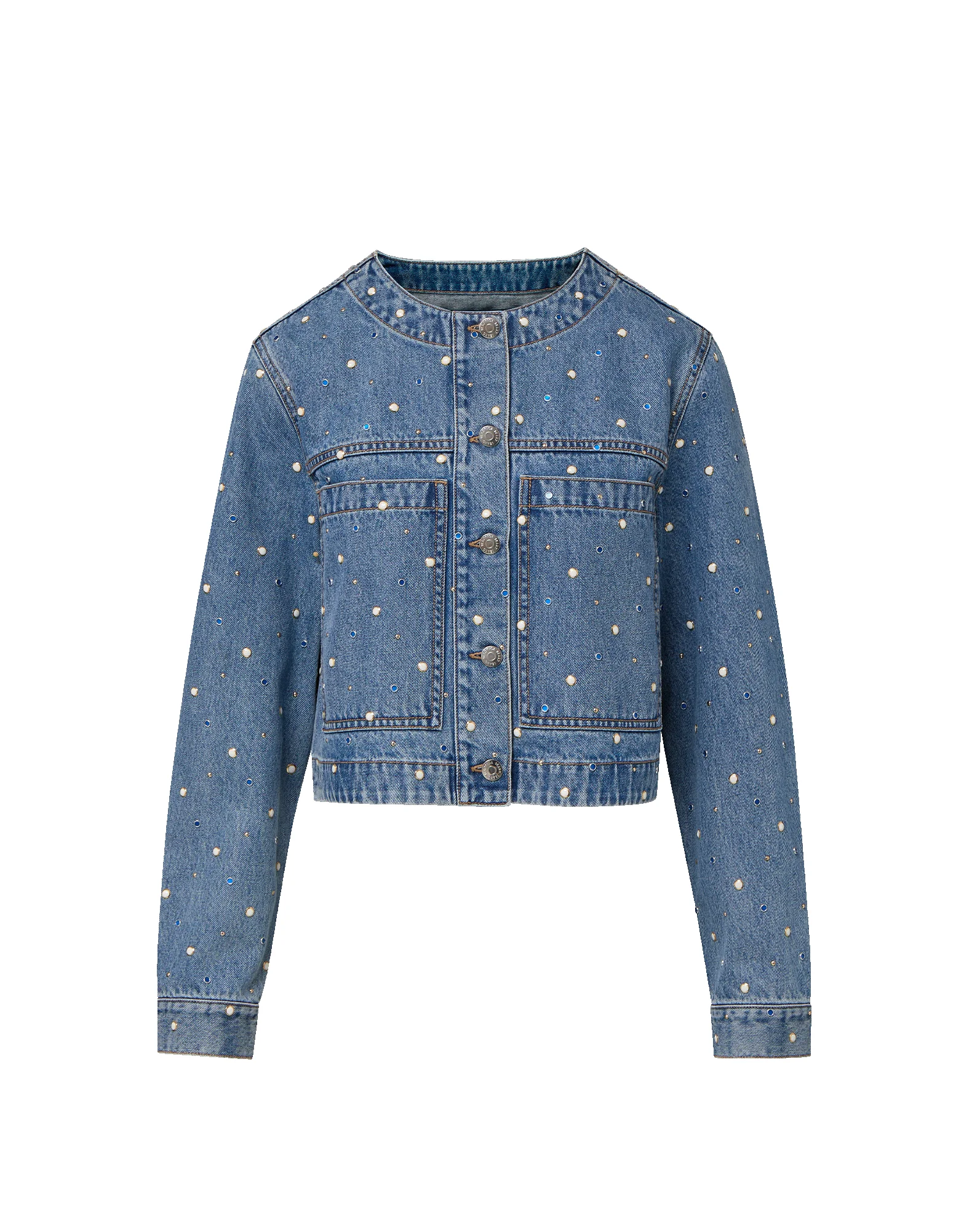 LOWRY EMBELLISHED DENIM JACKET - 1