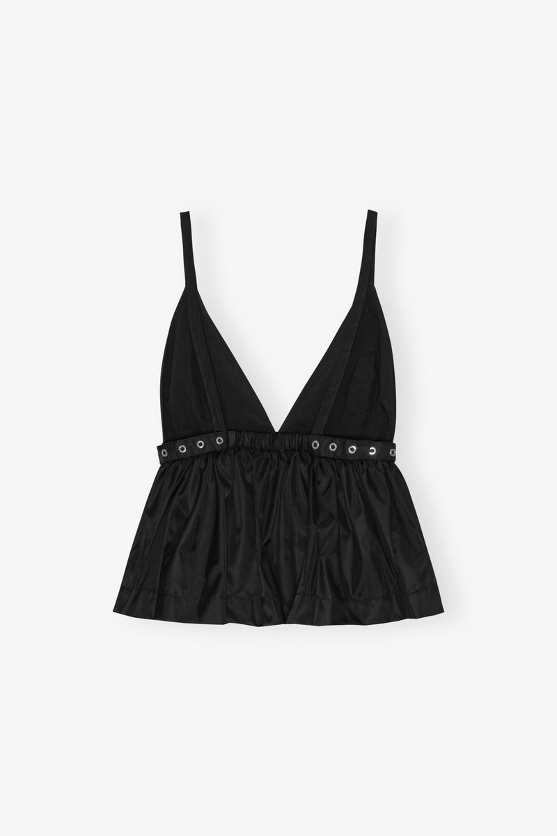 BLACK DUCHESSE NYLON STRAP TOP 6