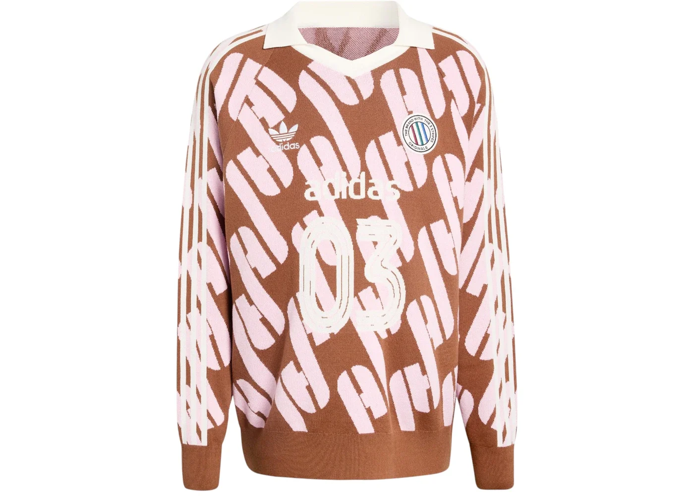 adidas Adicolor Blokecore Polo Preloved Brown True Pink - 1