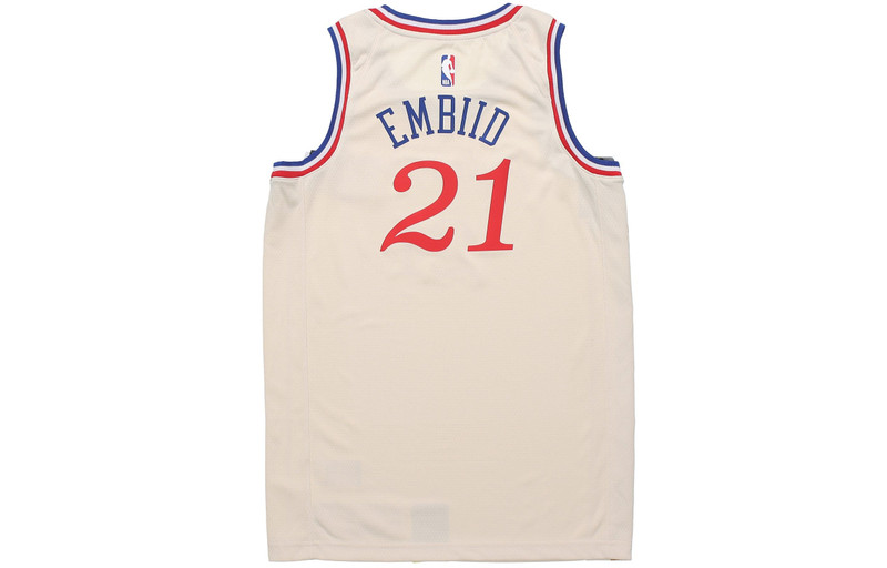 Nike Nike NBA City limited SW Fan Edition 19-20 Season Philadelphia 76ers 21 Basketball Jersey/Vest Beige outlook