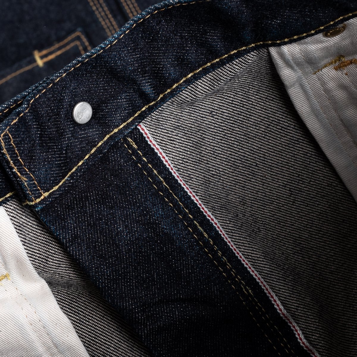 IH-828-IND 14oz Selvedge Double Knee Work Pants - Indigo - 10