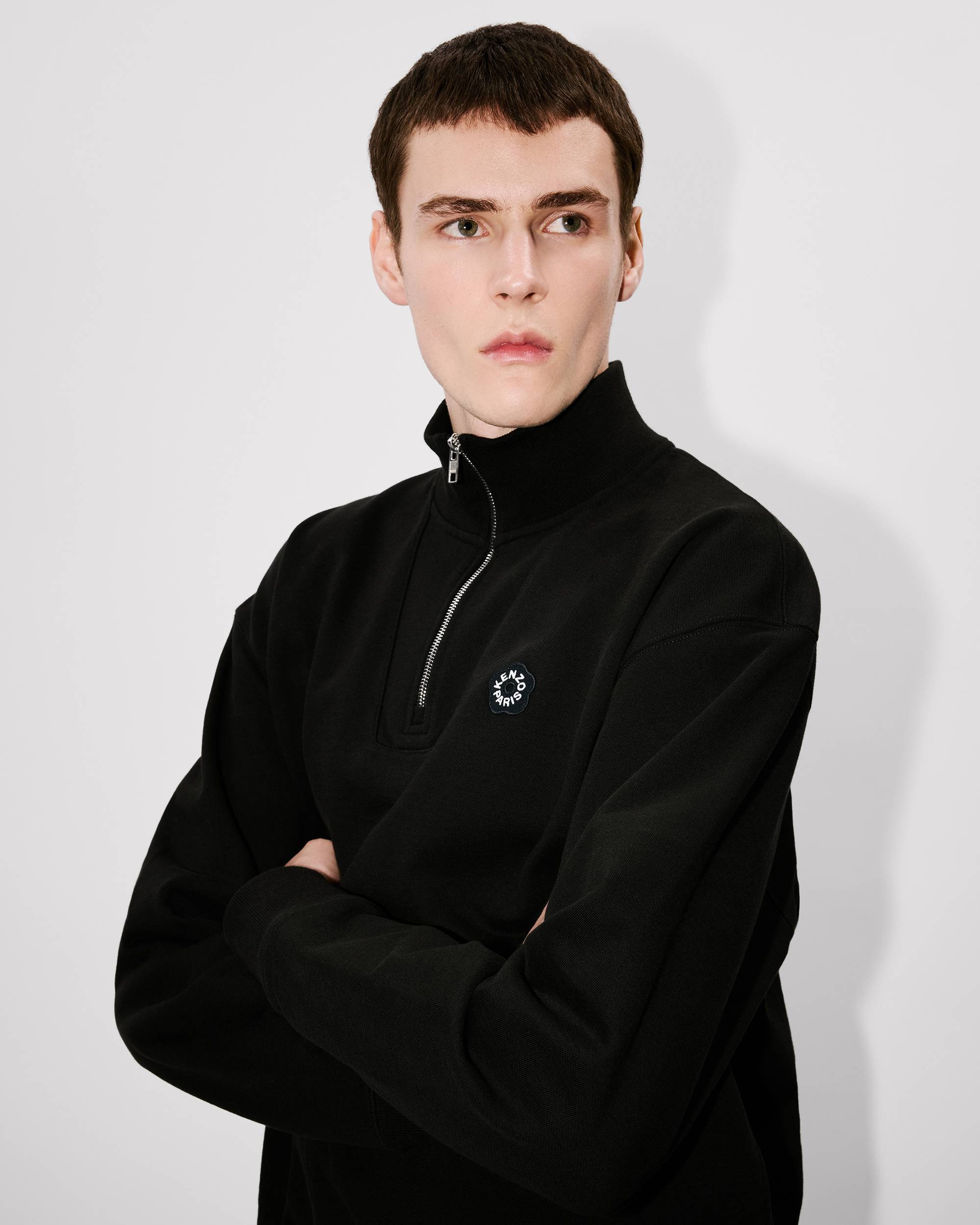 'Boke Flower 2.0' embroidered sweatshirt in cotton - 7