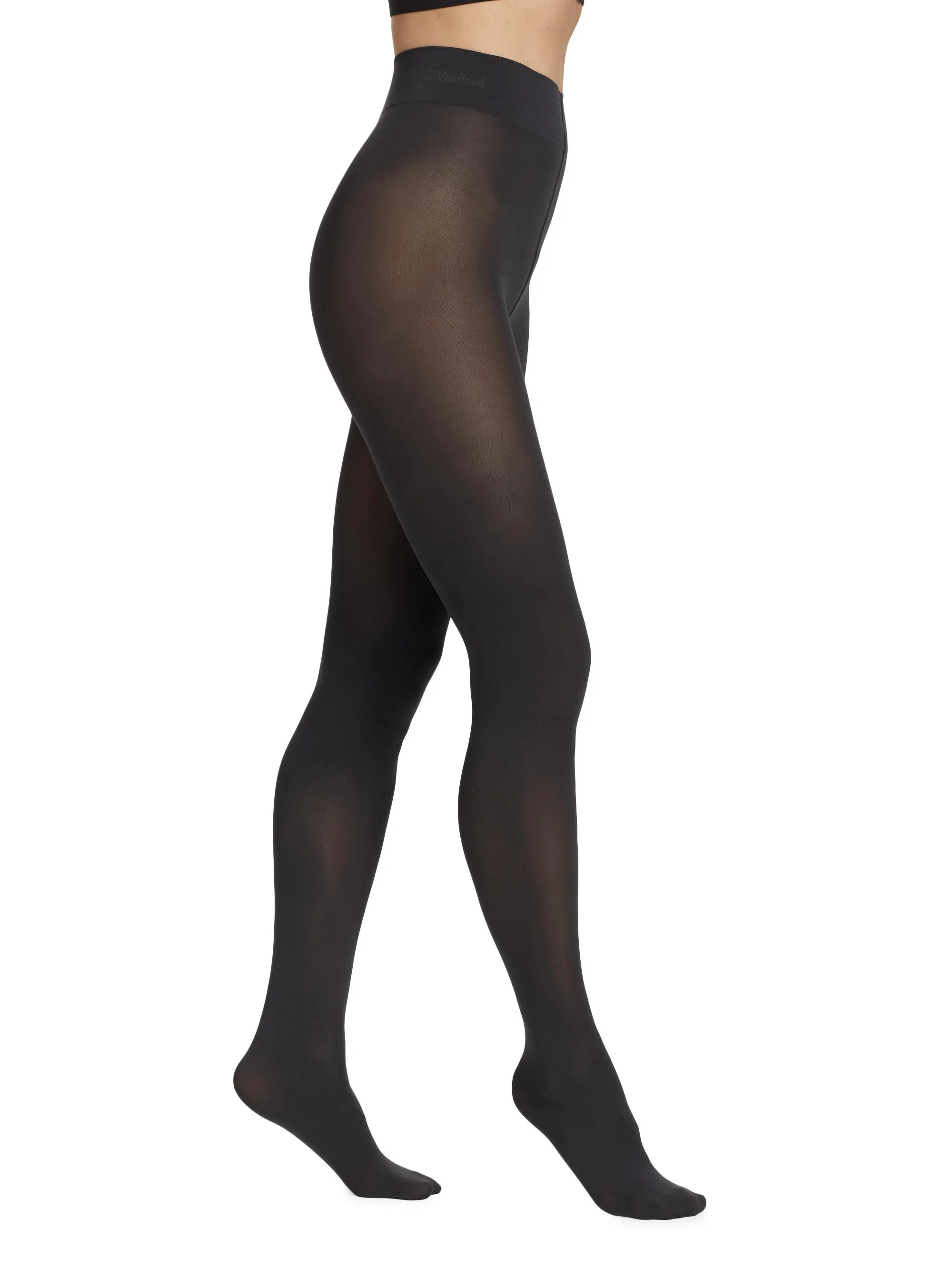 Women's Velvet Deluxe Tights - Anthracite - 1