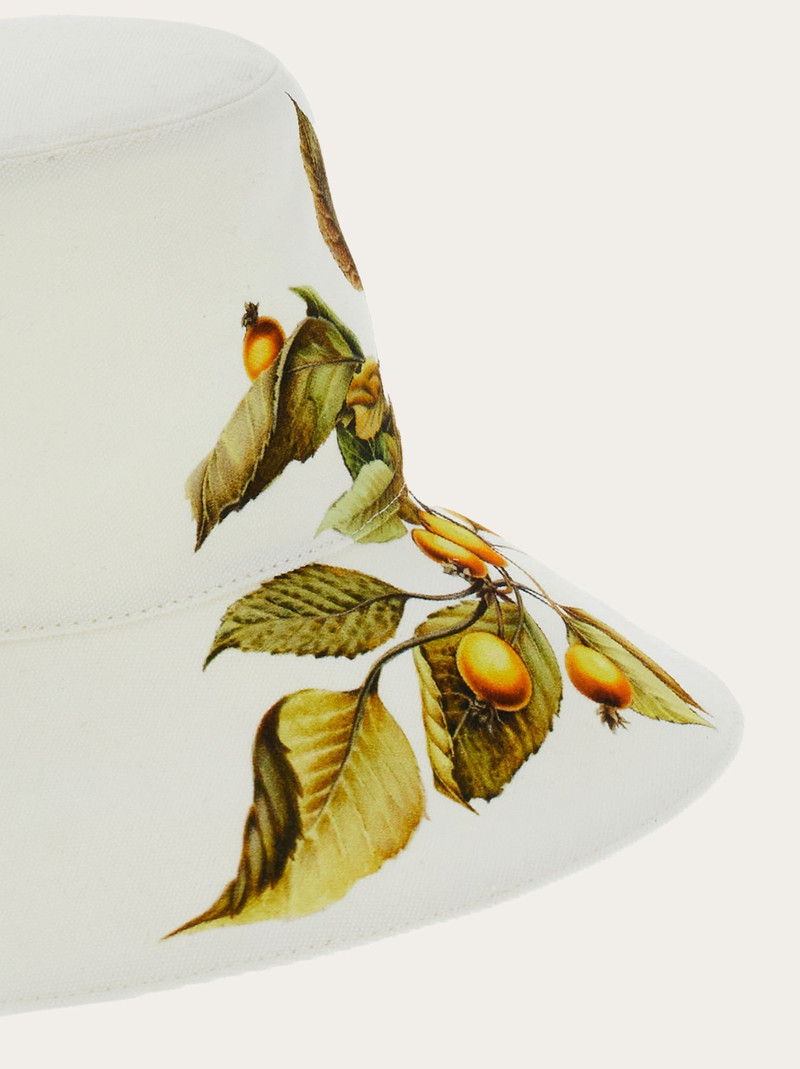 FERRAGAMO Botanical print bucket hat outlook