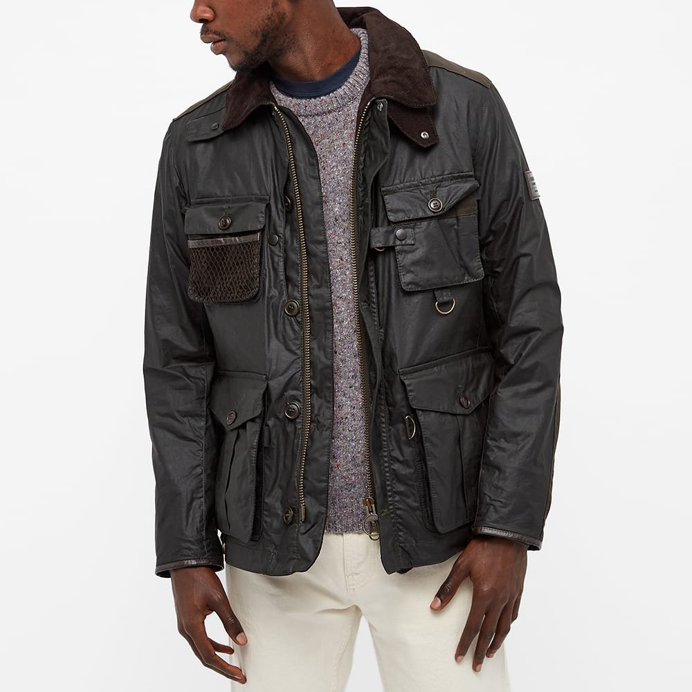 Barbour Gold Standard Supa-Fission Wax Jacket - 5