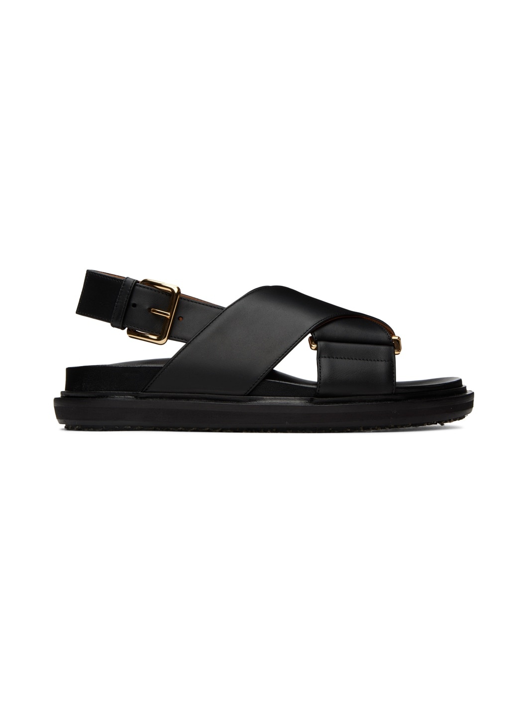Black Fussbett Sandals - 1