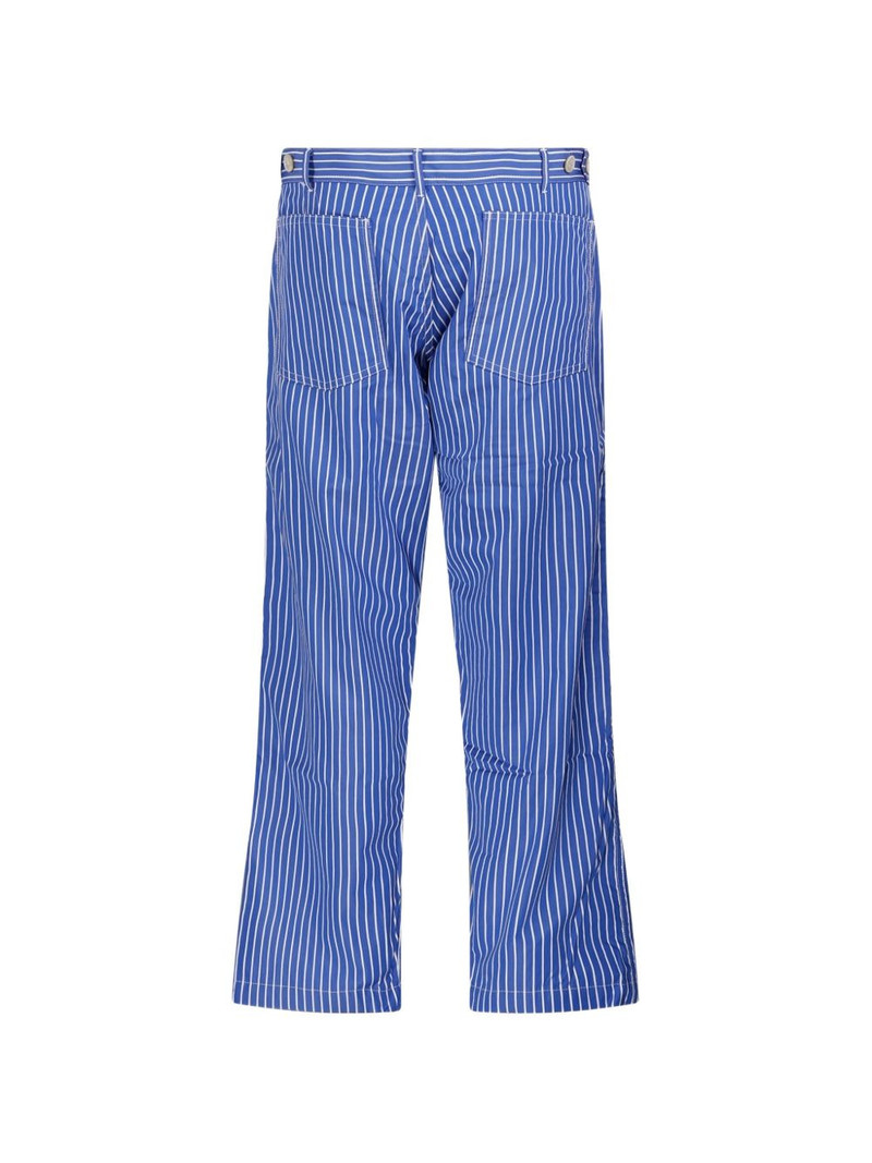Comme des Garçons SHIRT button-fastening striped trousers outlook