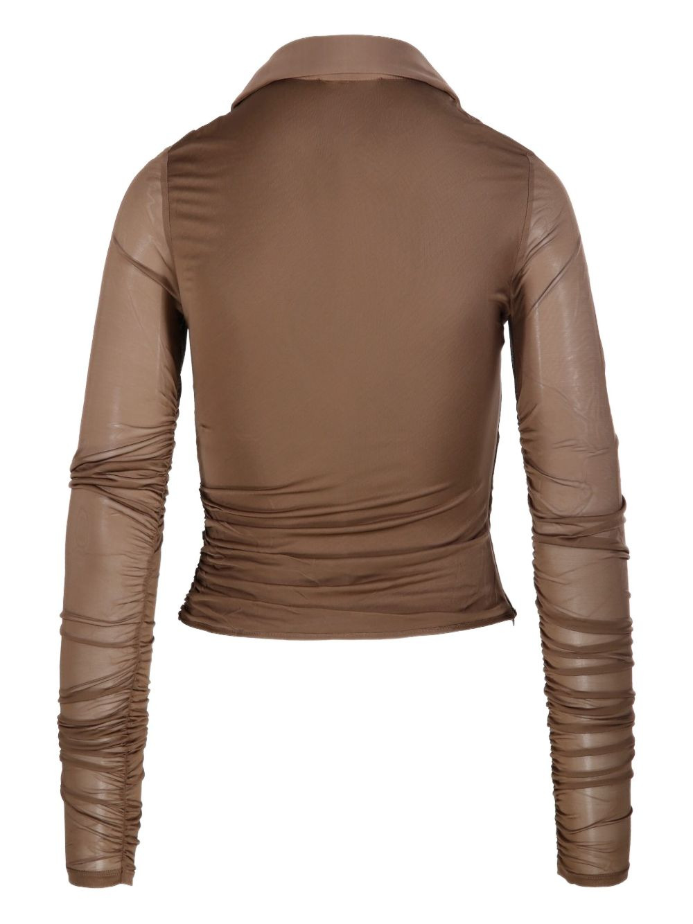 Aiello ruched collared shirt - 2