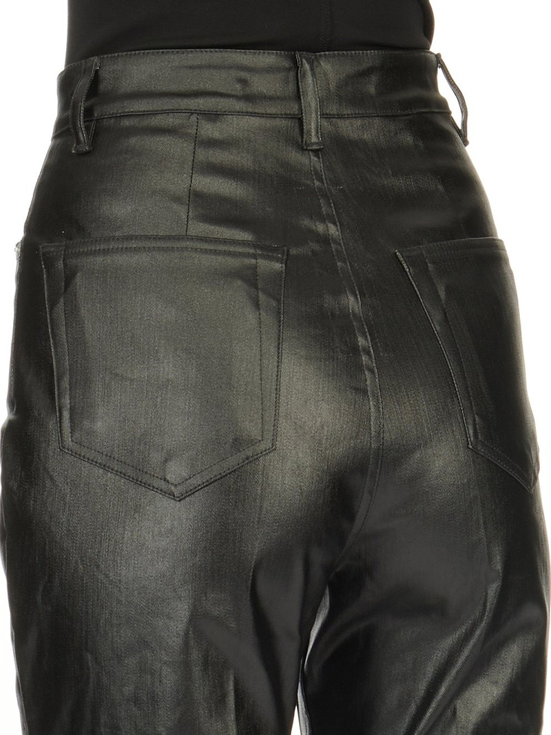 Bolan coated cotton-blend twill flared pants 5