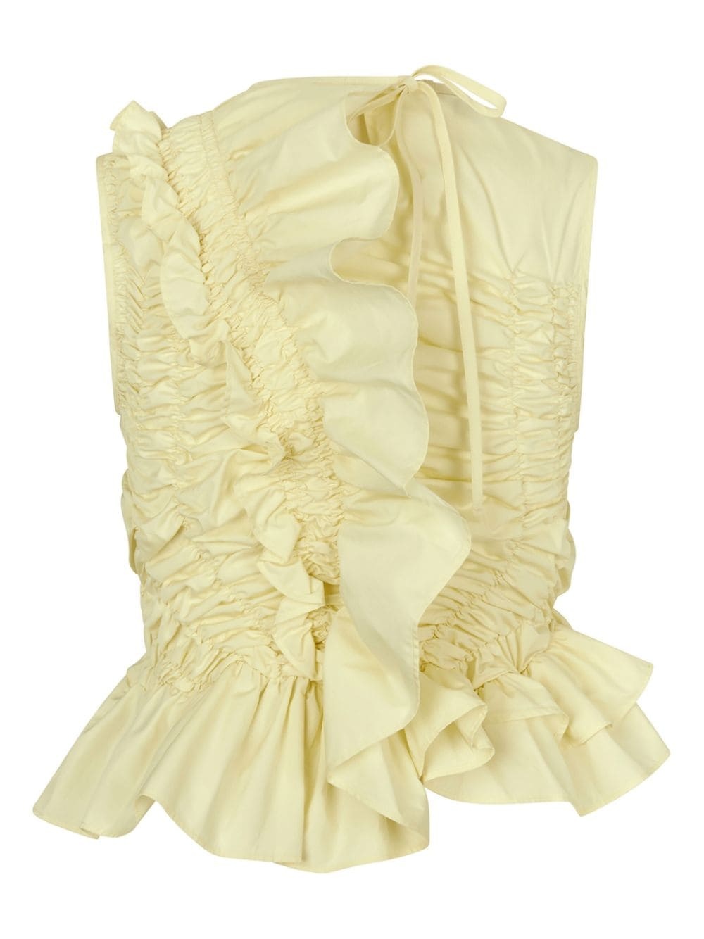 Geo ruffled top - 2