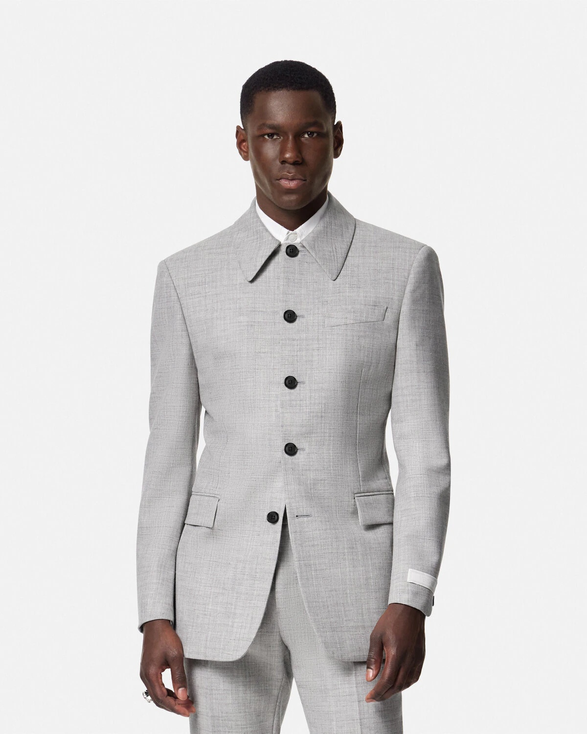 Wool-Blend Single-Breasted Jacket - 4