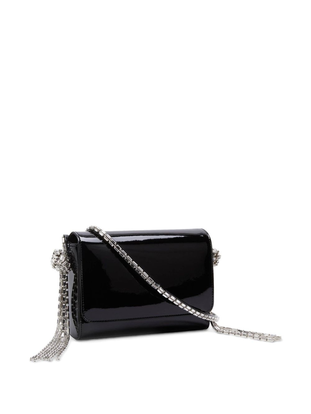 patent-finish clutch bag - 4