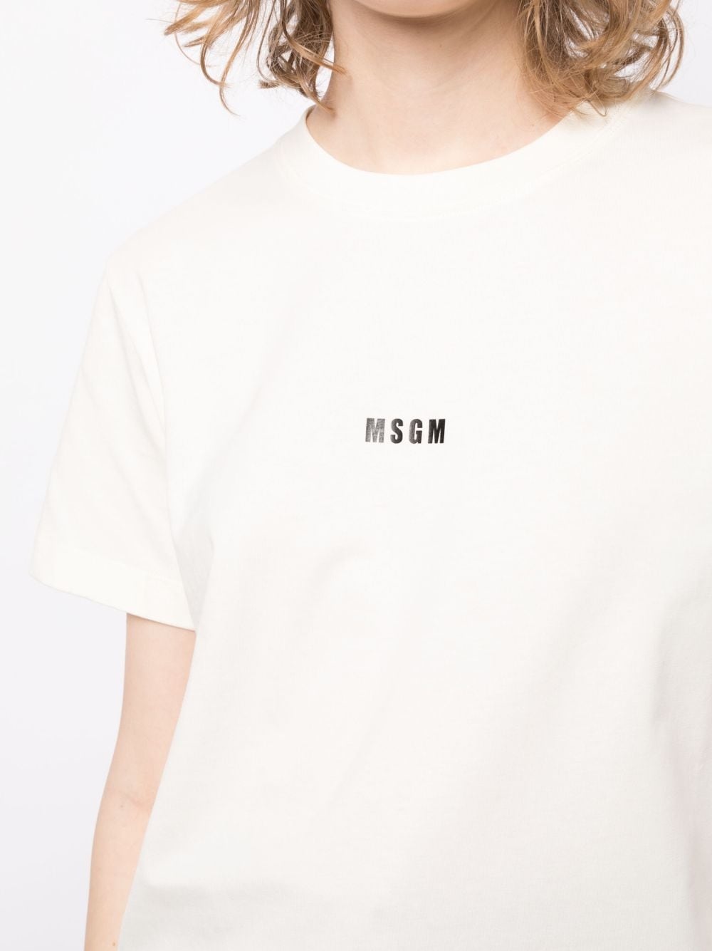 micro-logo cotton T-shirt - 7