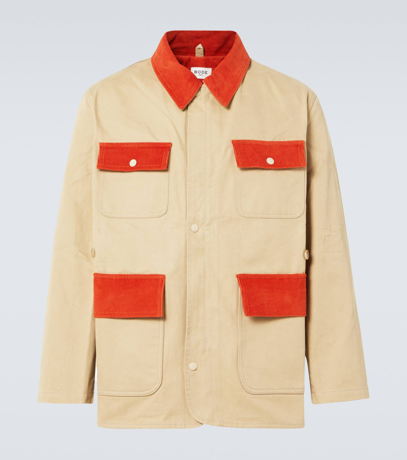 Cotton twill and corduroy jacket - 1