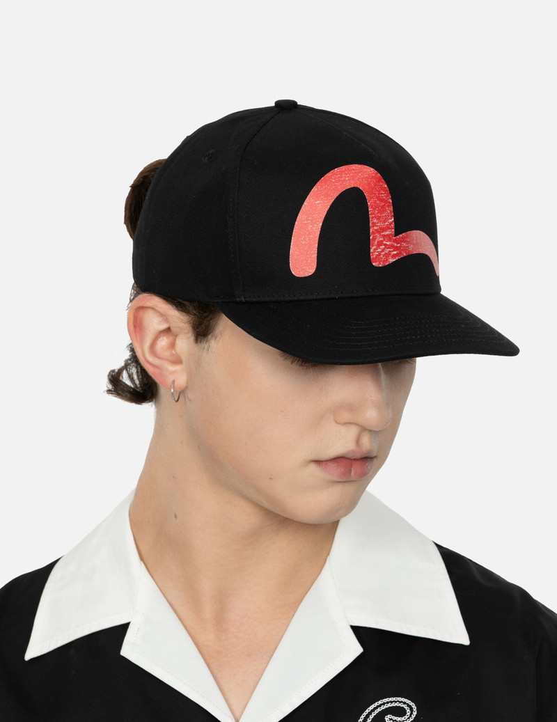 SEAGULL PRINT TUCKER HAT 4