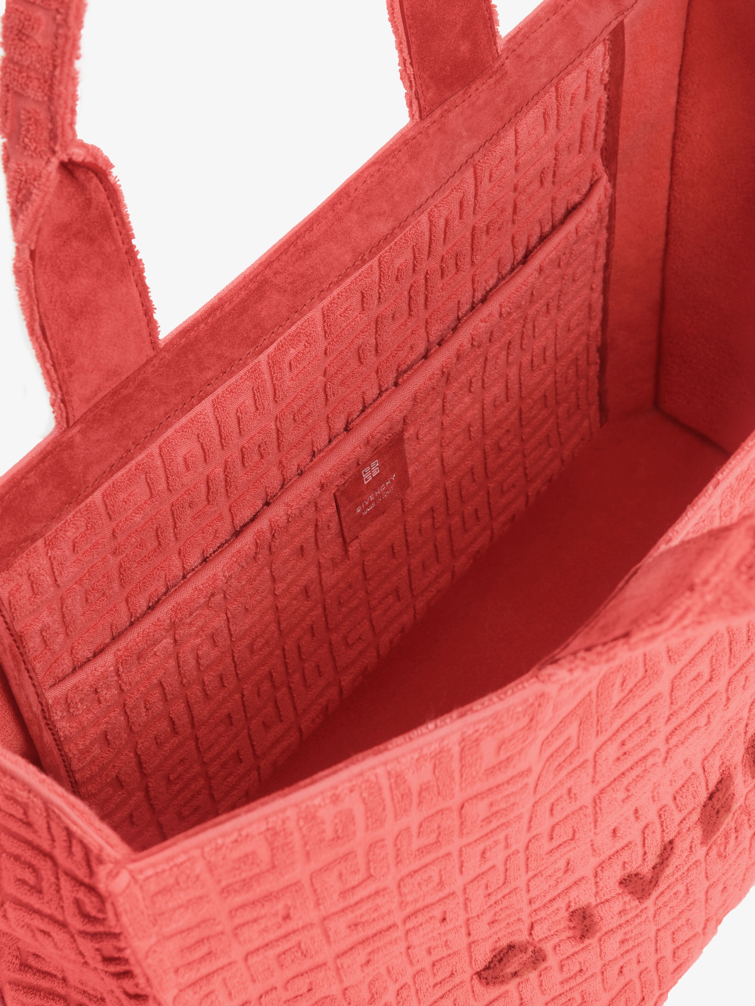 Givenchy MEDIUM G-TOTE BAG IN 4G COTTON TOWELLING | REVERSIBLE