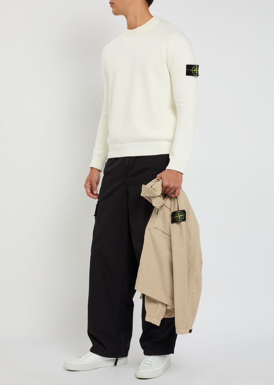 Stone Island Logo Stretch-cotton Jumper - 4