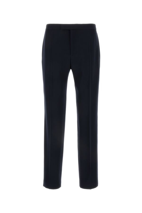 Midnight blue wool Rivo pant - 1