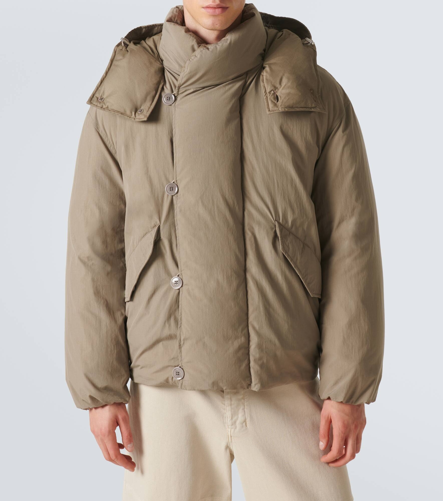 Cotton-blend down jacket - 3