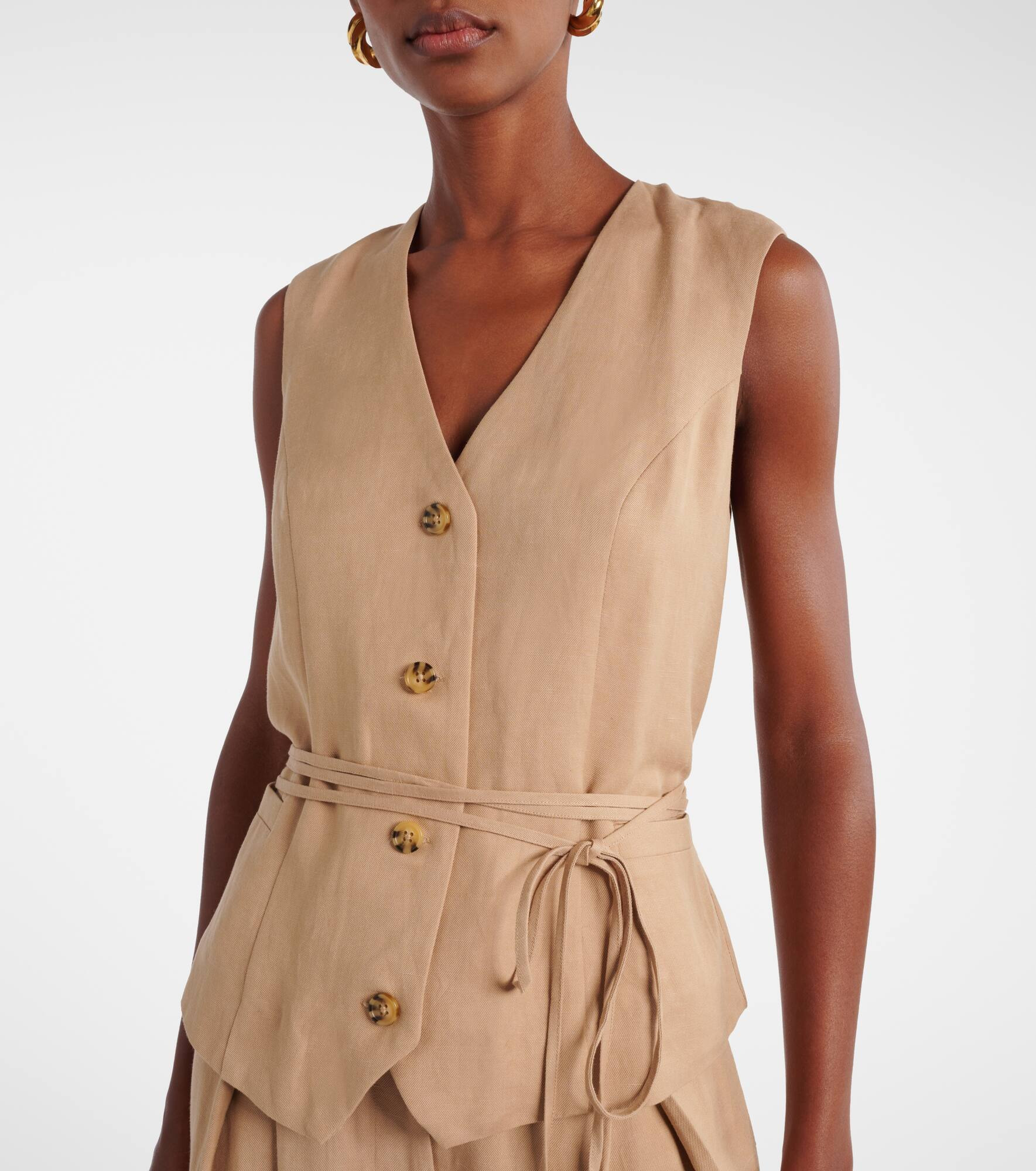 Felix belted vest - 6