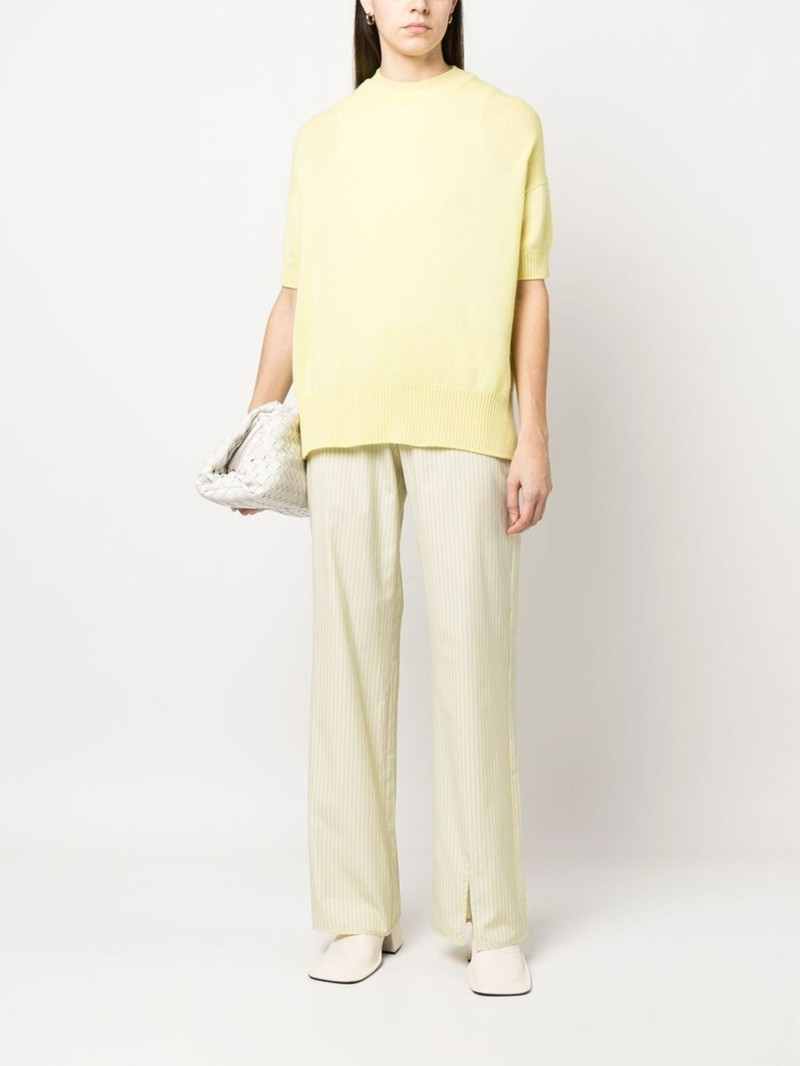 Jil Sander short-sleeve cashmere top outlook