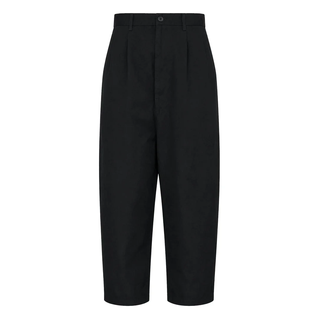 Garment Dyed Pleated Pants - 1