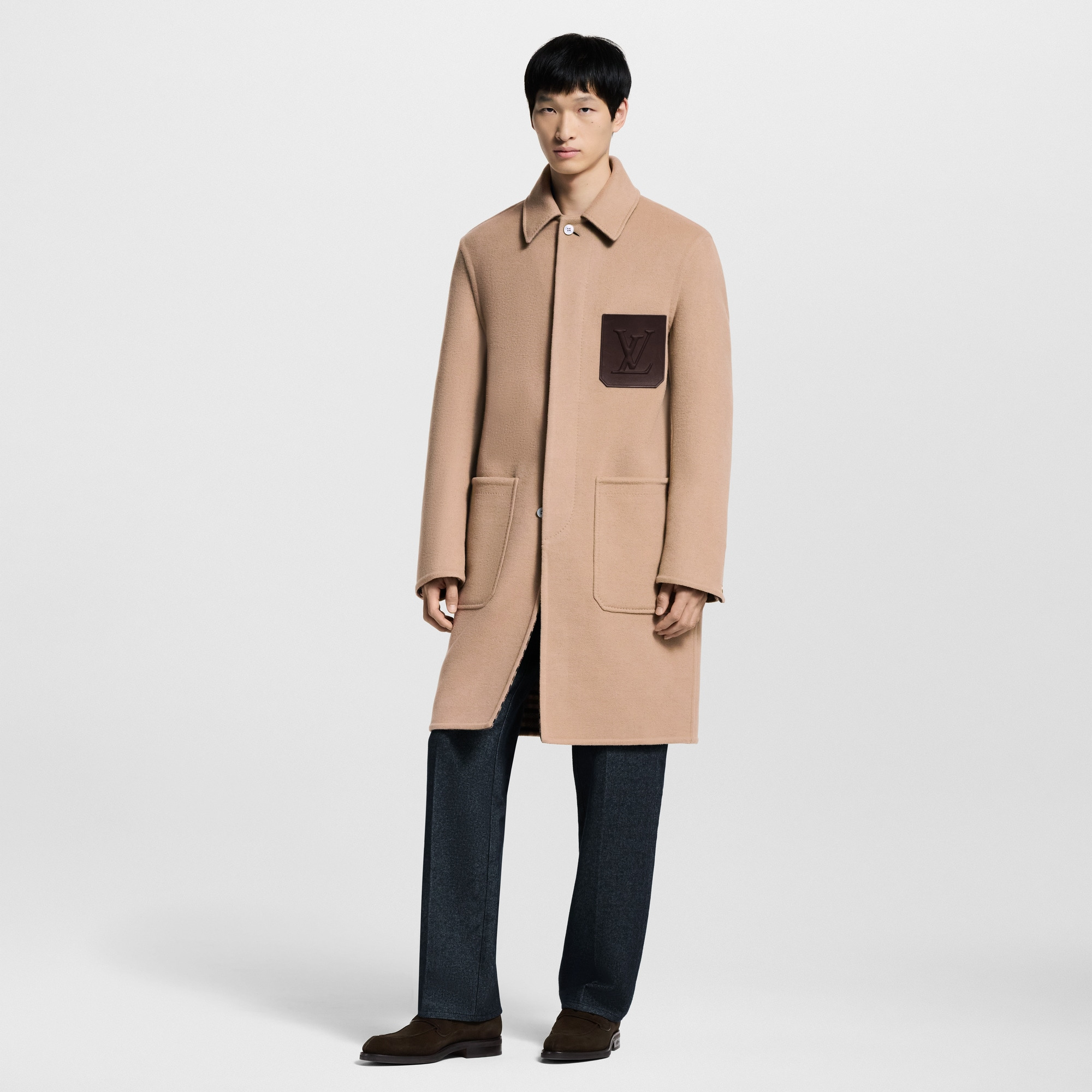 Double Face Car Coat With Signature Pocket - 7