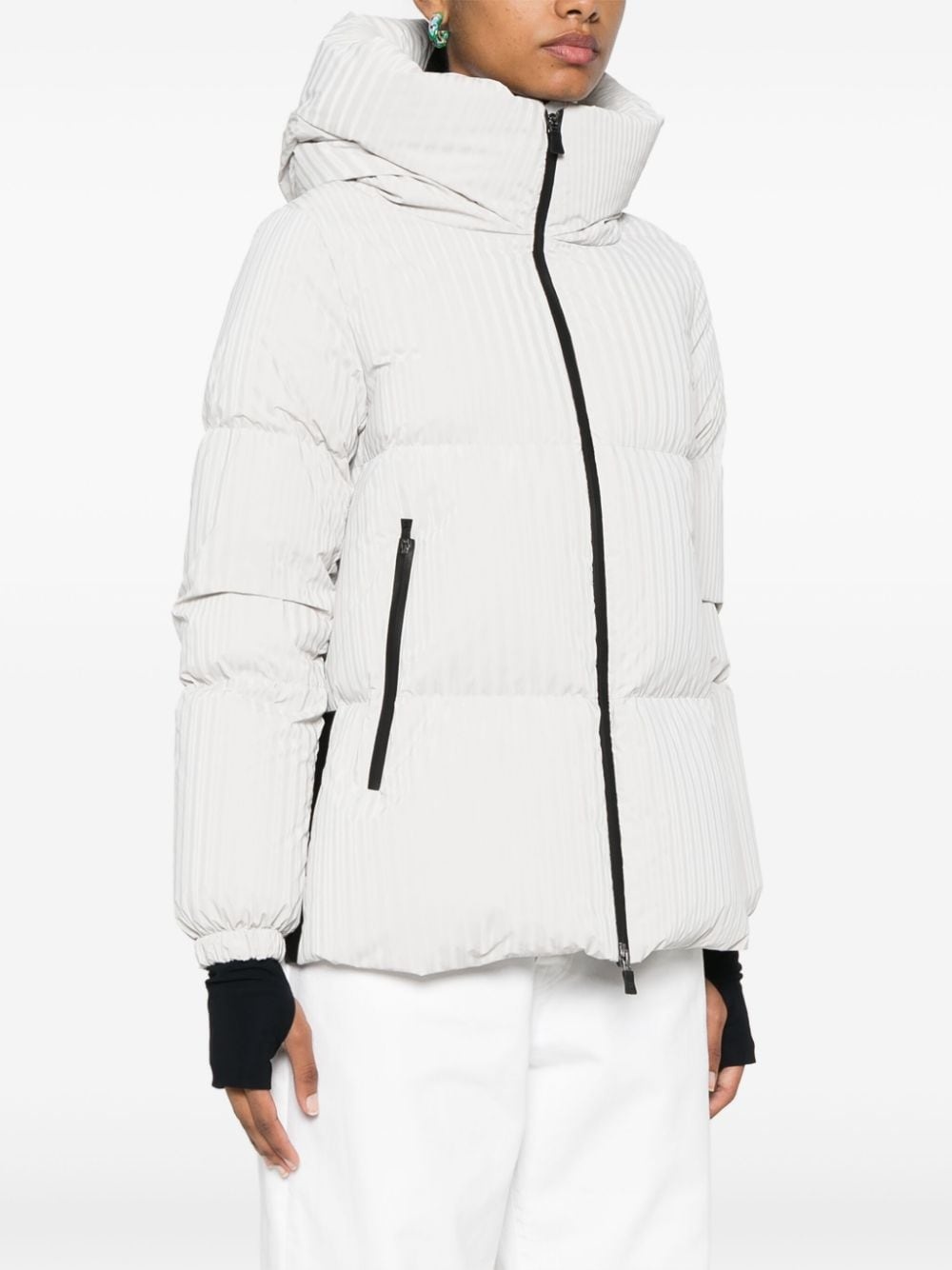 matelassé-effect jumper jacket - 3