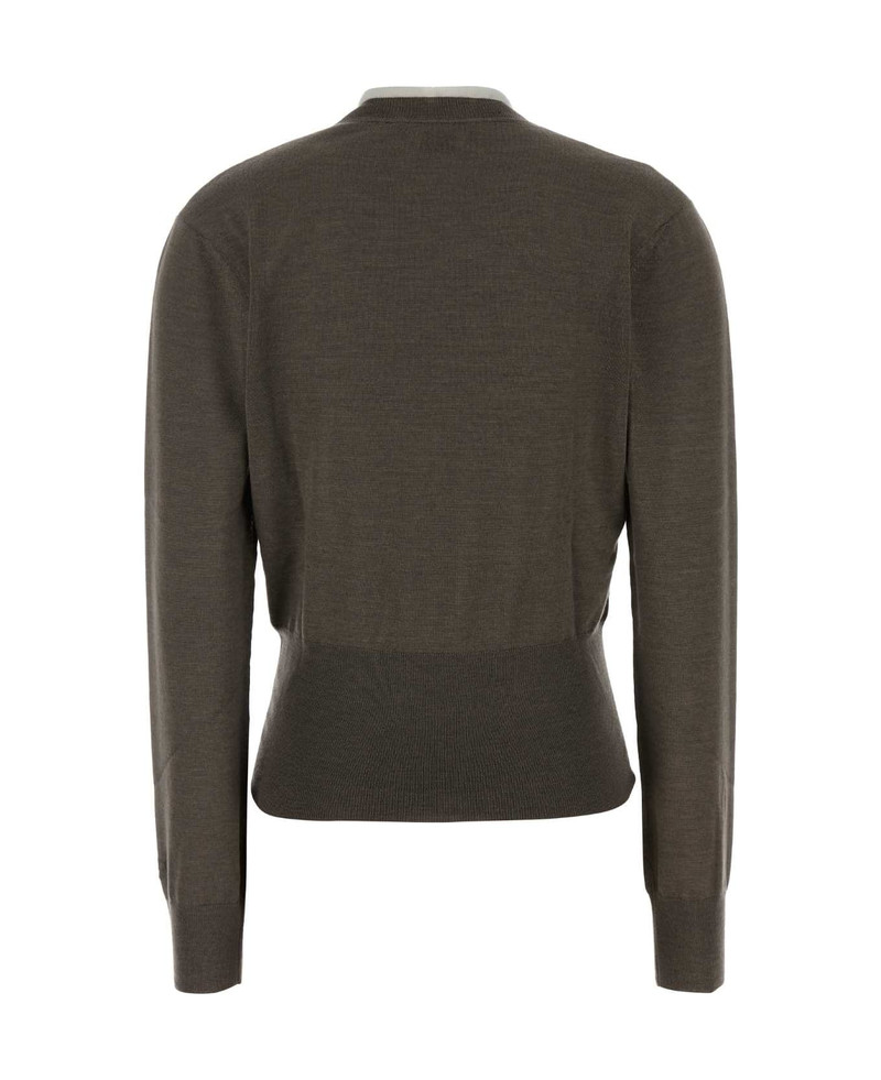 FENDI Dove Grey Cashmere Blend Sweater outlook