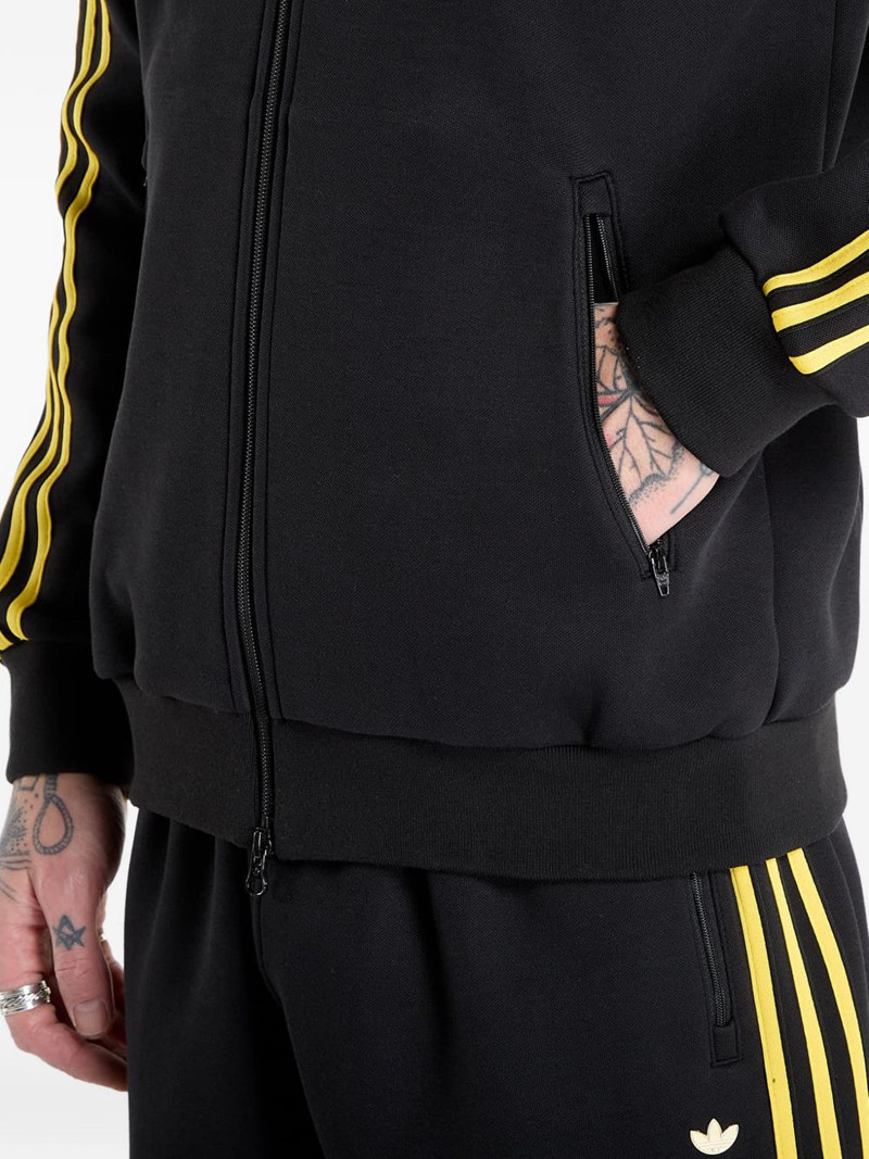 stripe-detail zip-up sweatshirt 5