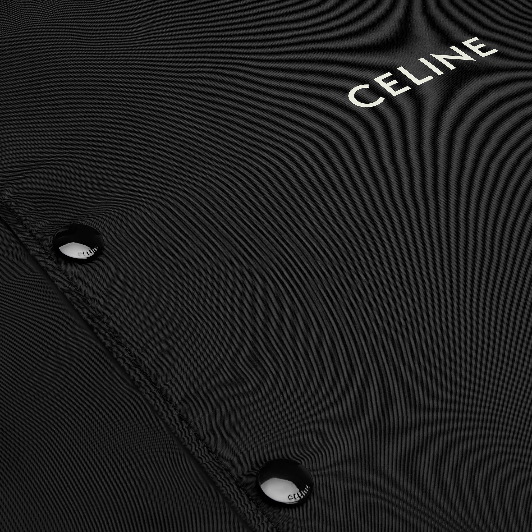 celine coach jacket in nylon - 4