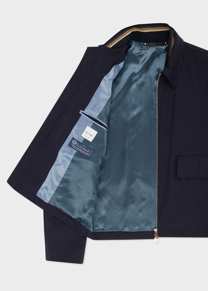 Dark Navy 'Storm System' Zip Jacket 3