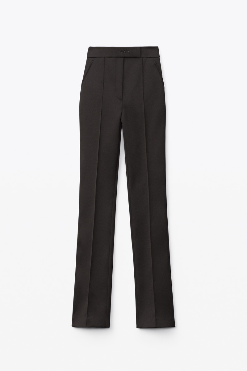 STACKED LOGO RIVET PANT IN HEAVY SATIN 1
