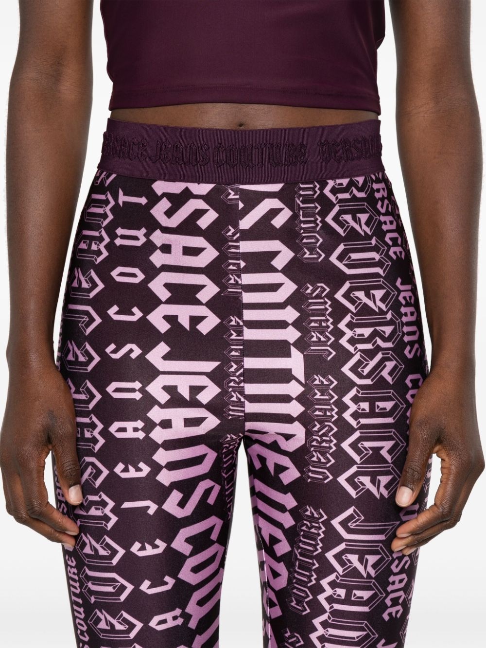 logo-print leggings - 5