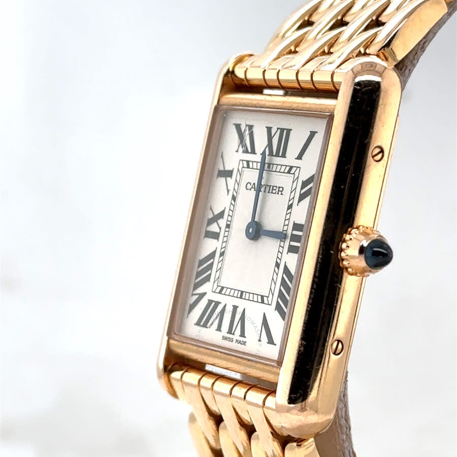 Pre-owned Cartier Tank Louis Hand Wind Silver Dial Ladies Watch WGTA0024 - 4