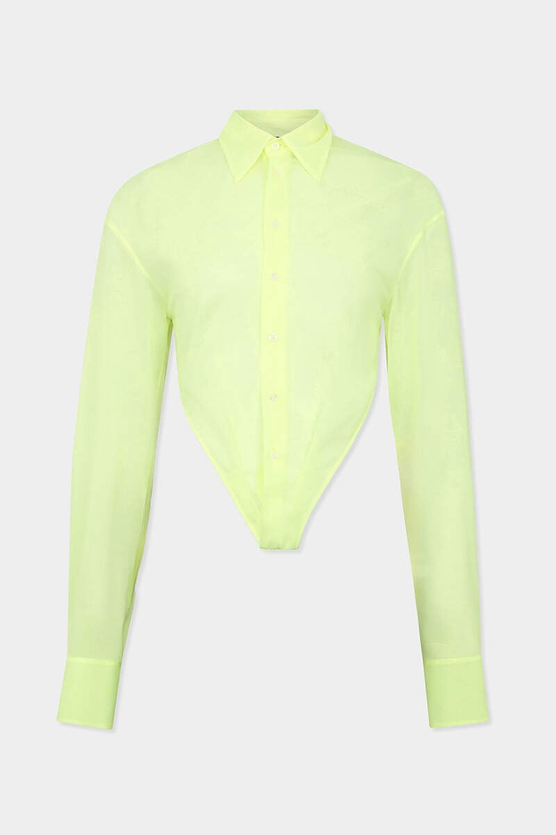 DEEP CUT SHEER SHIRT 1